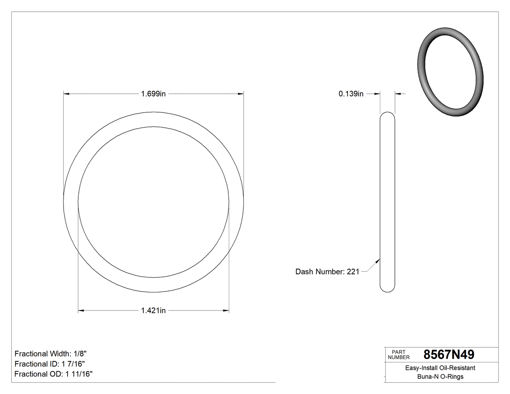 Technical drawing - 8567N49